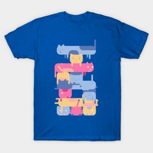 Stacked Cats T-Shirt